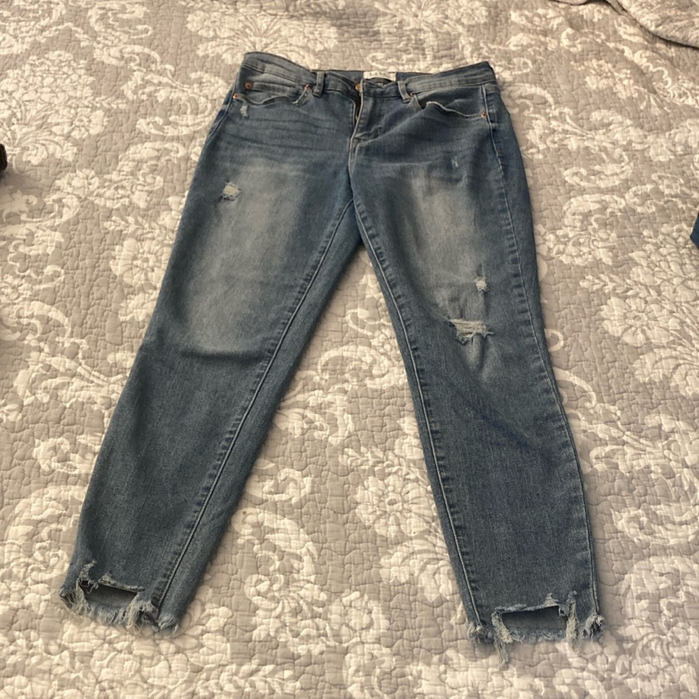 Nicole Miller SOHO high rise ankle skinny jeans